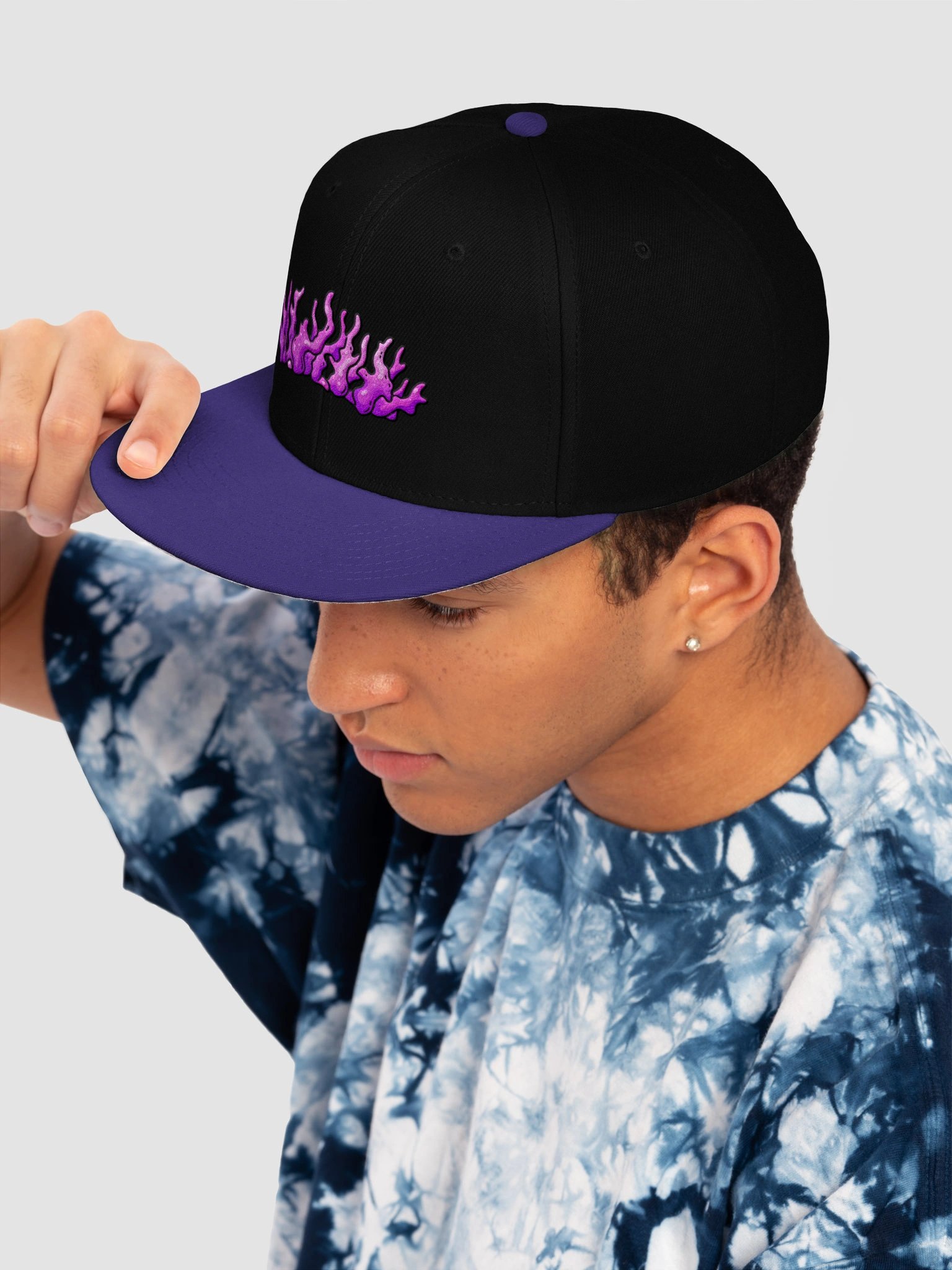 Coral Cabal Wool Snapback - Clean product image (7)