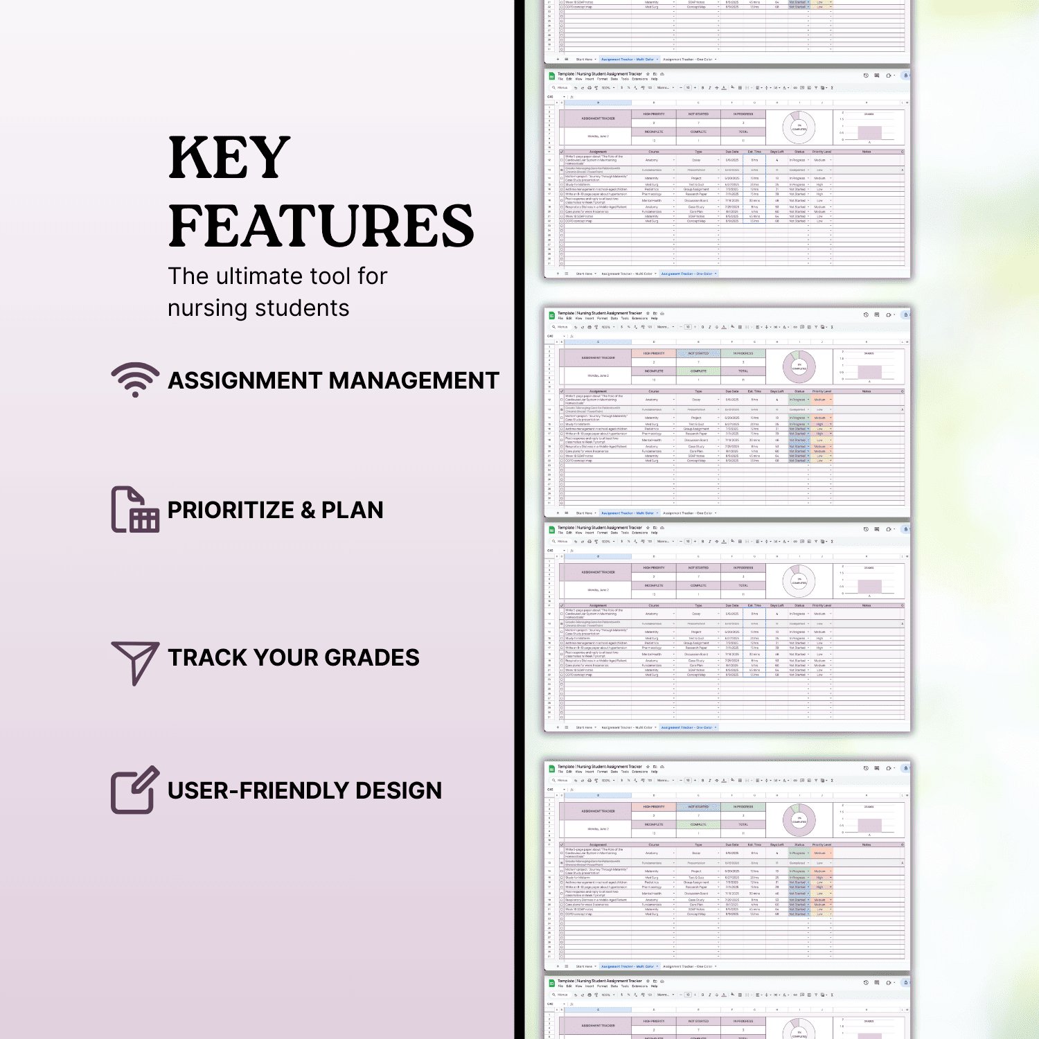 Nursing School Assignment Tracker product image (5)