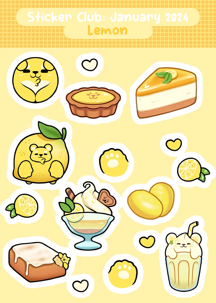 Sticker Club Sheets 2024 product image (1)