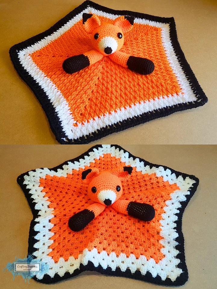Crochet Fox Lovey Pattern – Beginner & Intermediate Options PDF Pattern - Crafting Happiness product image (2)