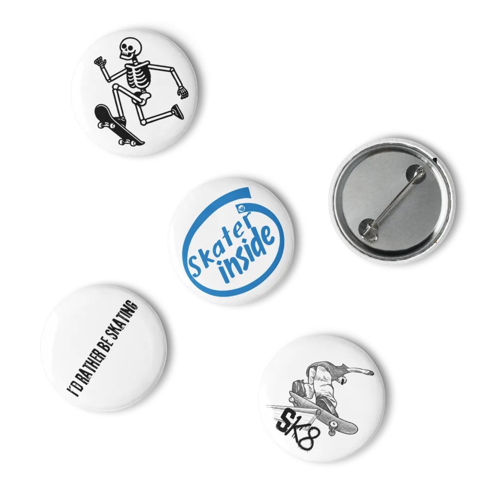 Skater Pin Button Set product image (15)