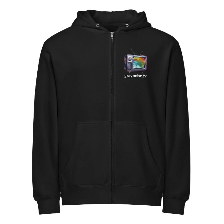 Graynoise Color Grid TV Logo Zip-up Hoodie - Lane Seven product image (1)
