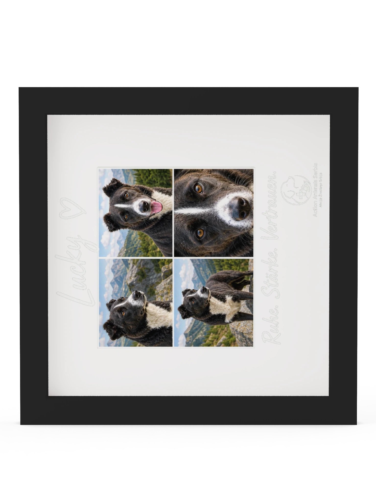 Lucky – Ruhe. Stärke. Vertrauen. Gerahmtes Poster product image (62)