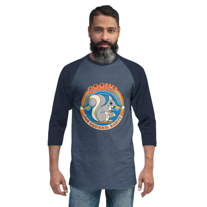 Pooky's Squirrel Rights Raglan Tee product image (2)