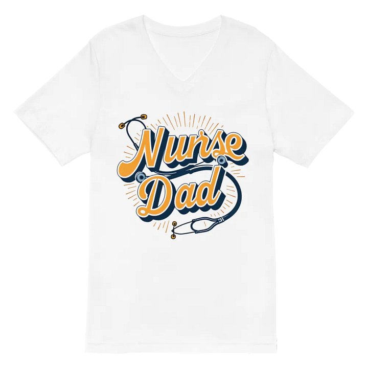Nurse Dad Celebratory v-neck Tee product image (6)