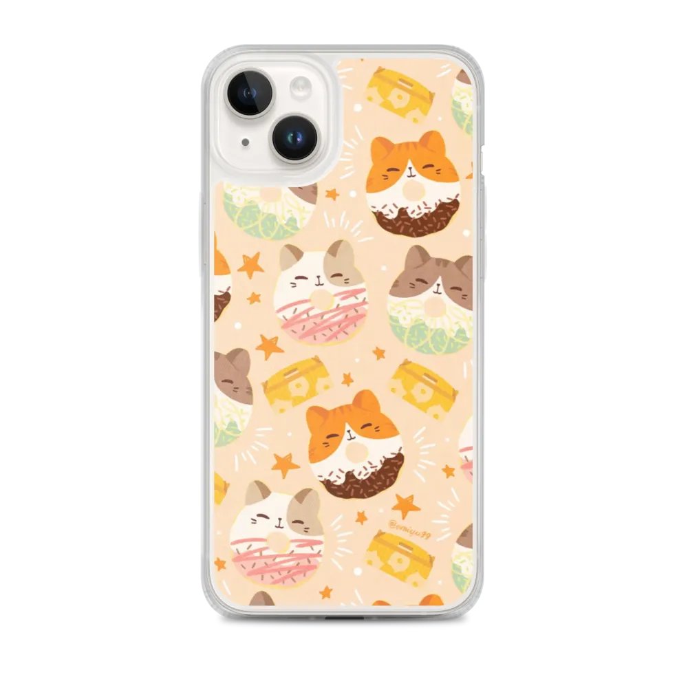 Cat Donut Delight iPhone Case product image (1)