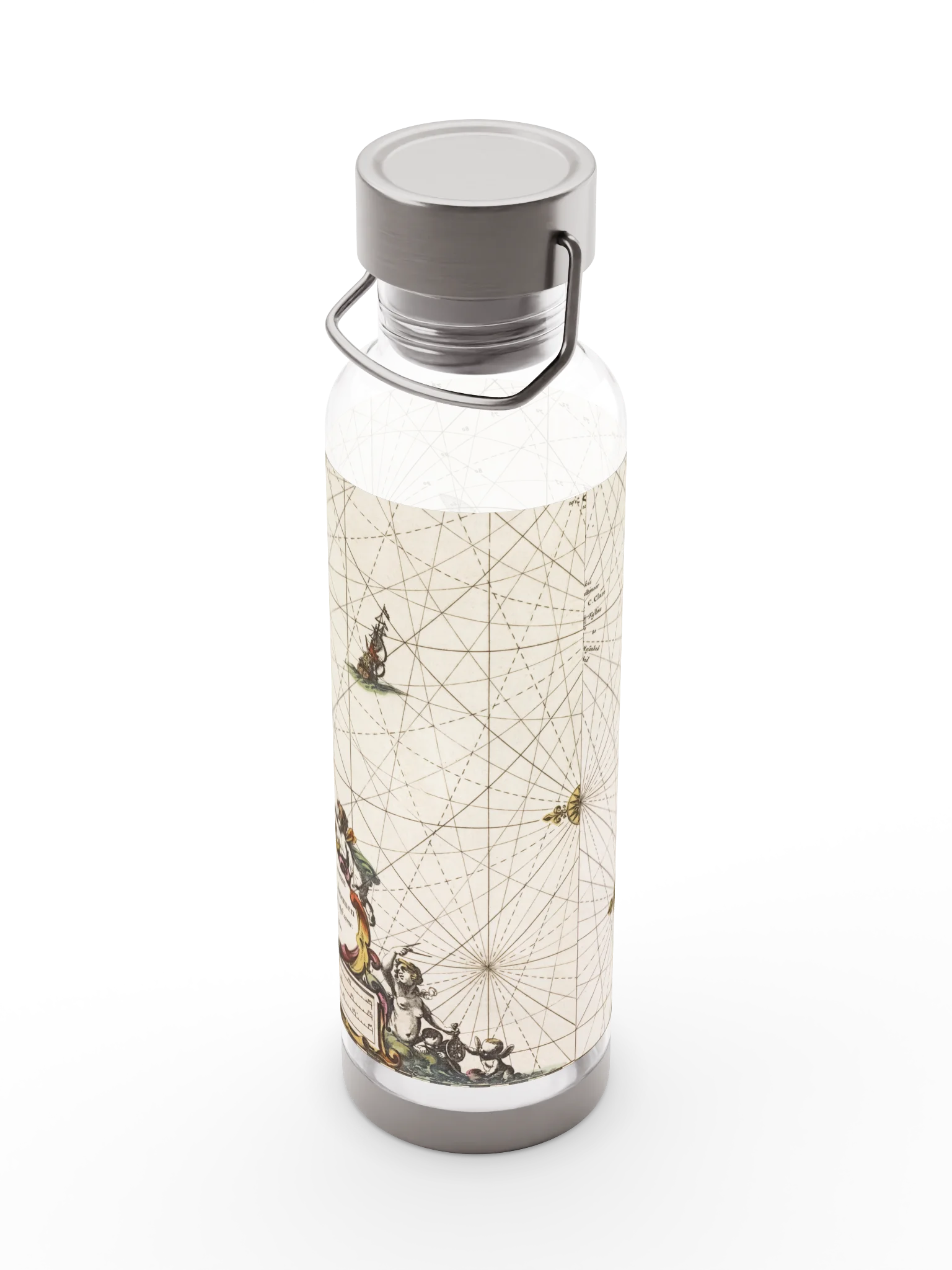 Nautical Chart Voyager Bottle product image (7)