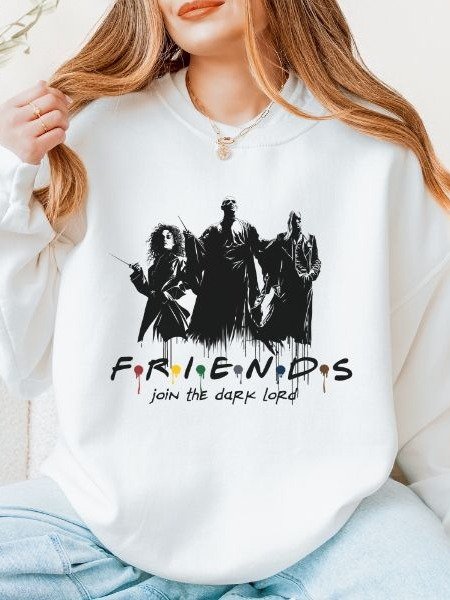 Friends Dark Lord Funny Parody Halloween Fall Sweatshirt product image (10)