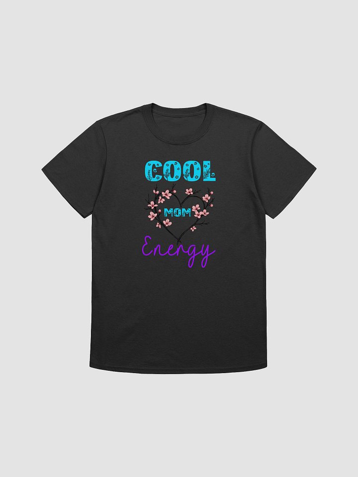 Cool Mom Energy Floral Heart T-Shirt product image (3)