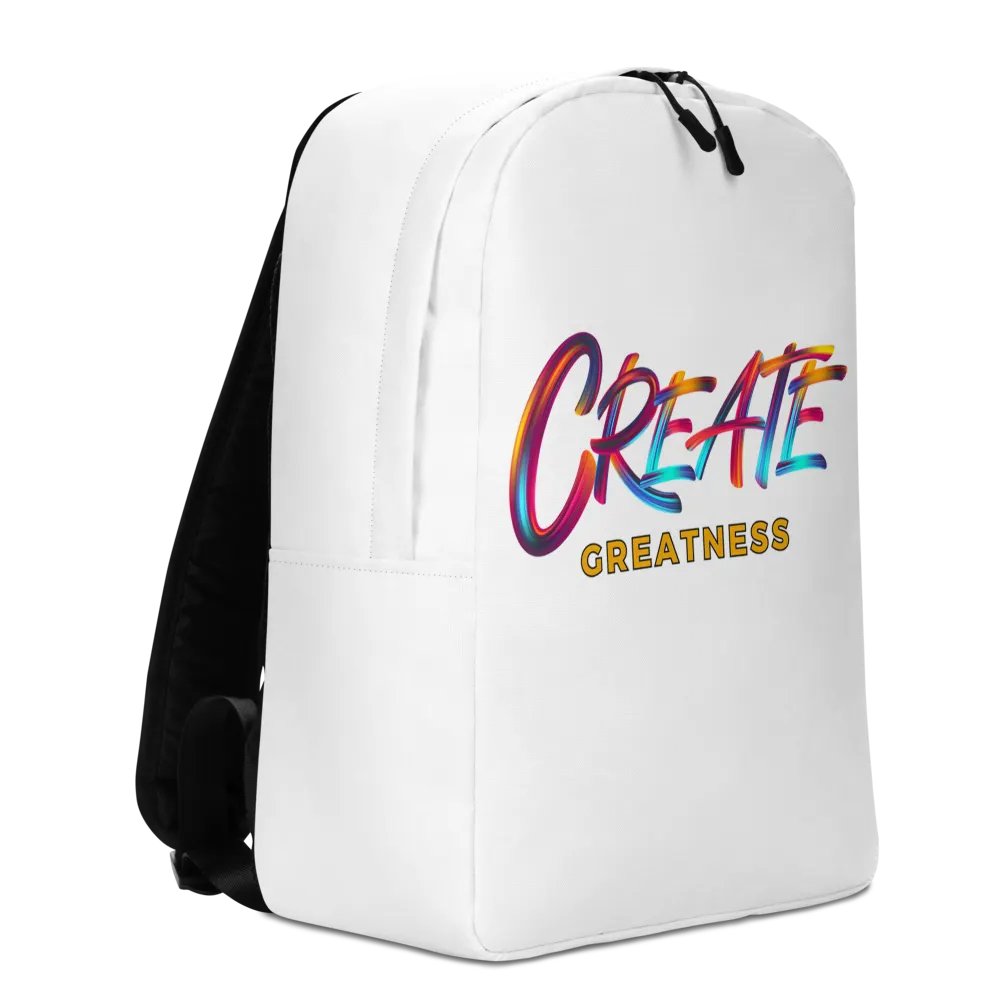 Create Greatness Large Print Backpack product image (12)