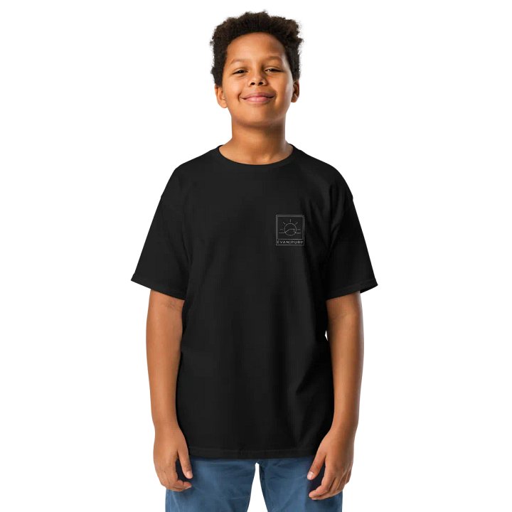 EvanPurp Kids Wave Tee (Black) product image (1)