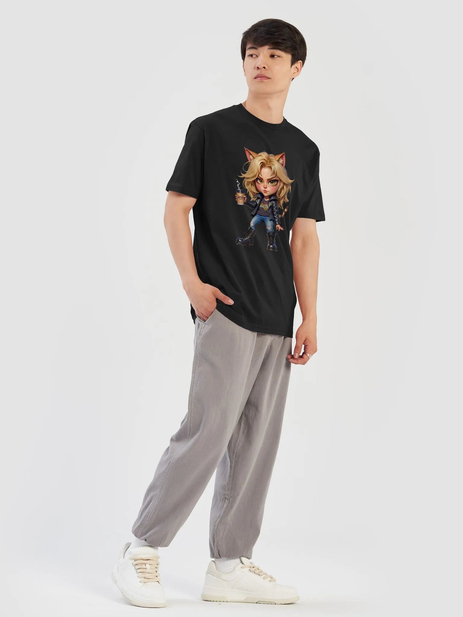Classic Slim Fit Cotton Tee product image (101)