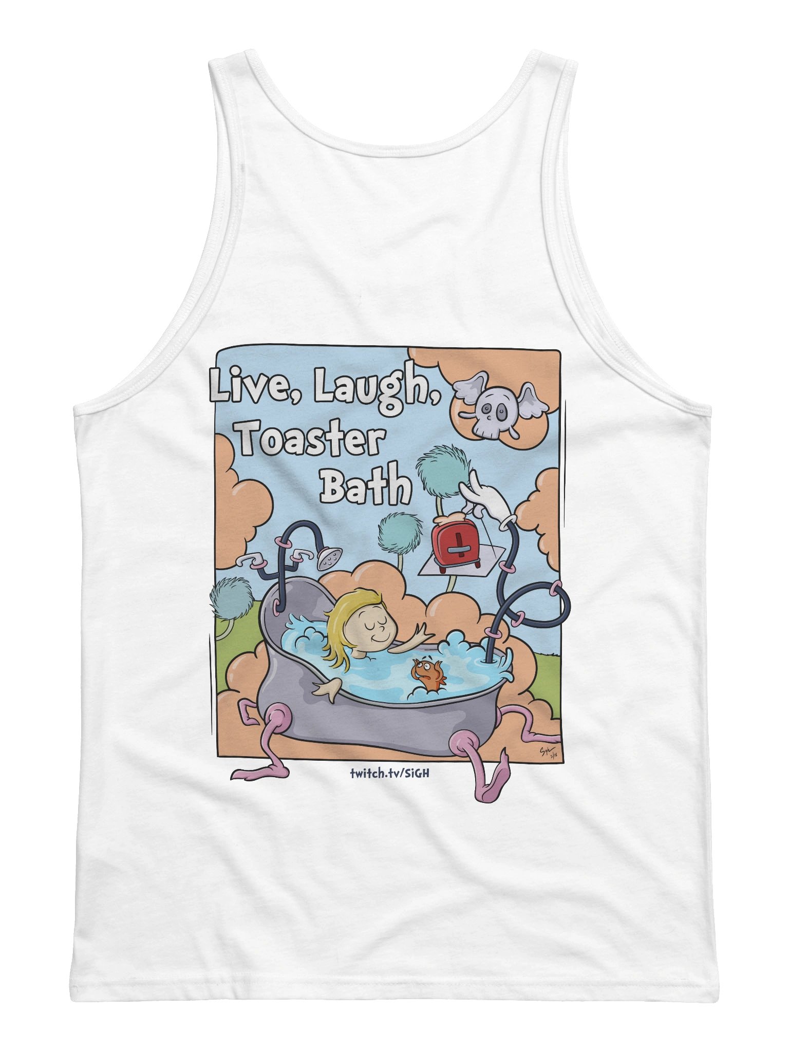 Live Laugh Toaster Bath Tank product image (4)