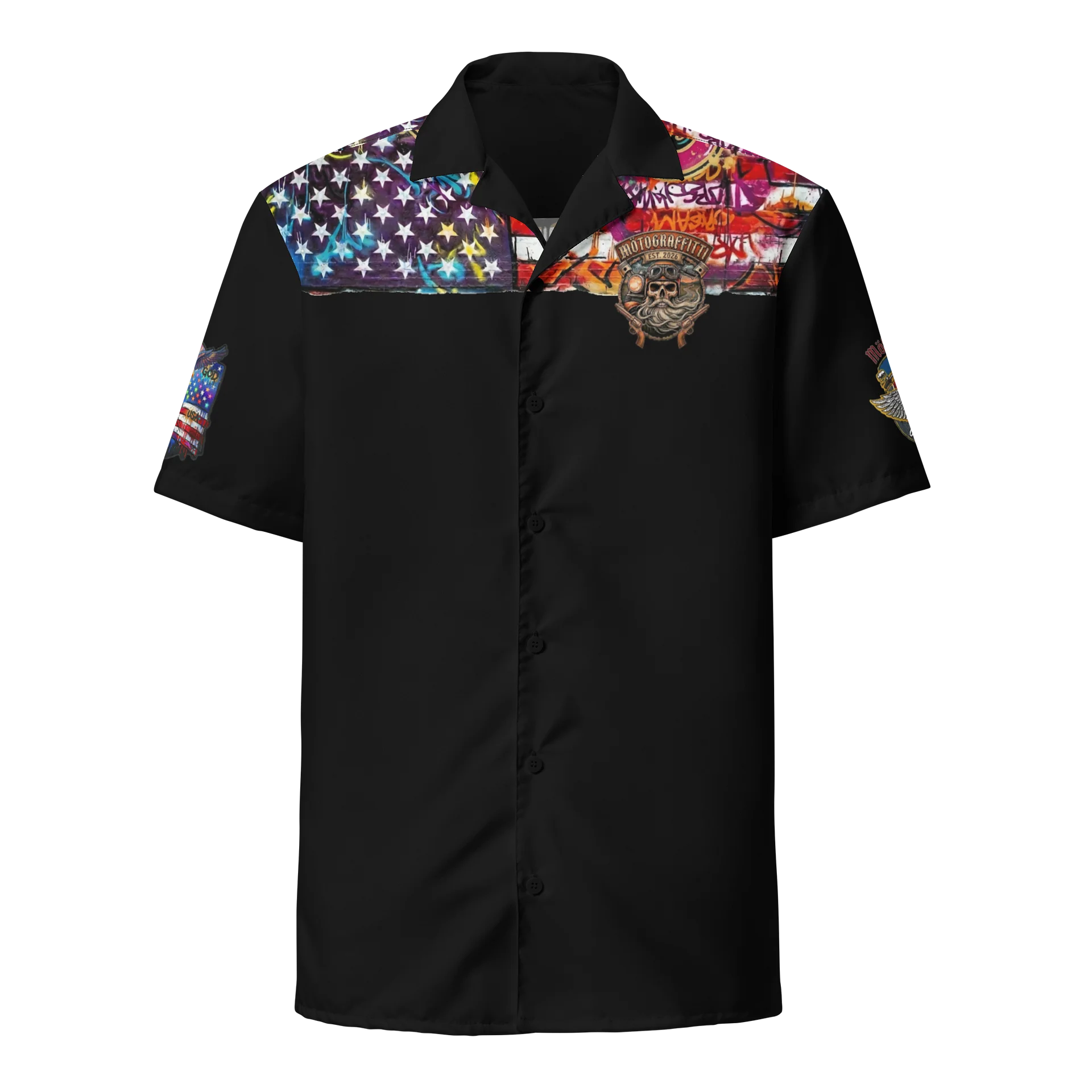 MötoGraffitti Club Shirt Old School (the 250 yr USA Anniversary vers) product image (1)
