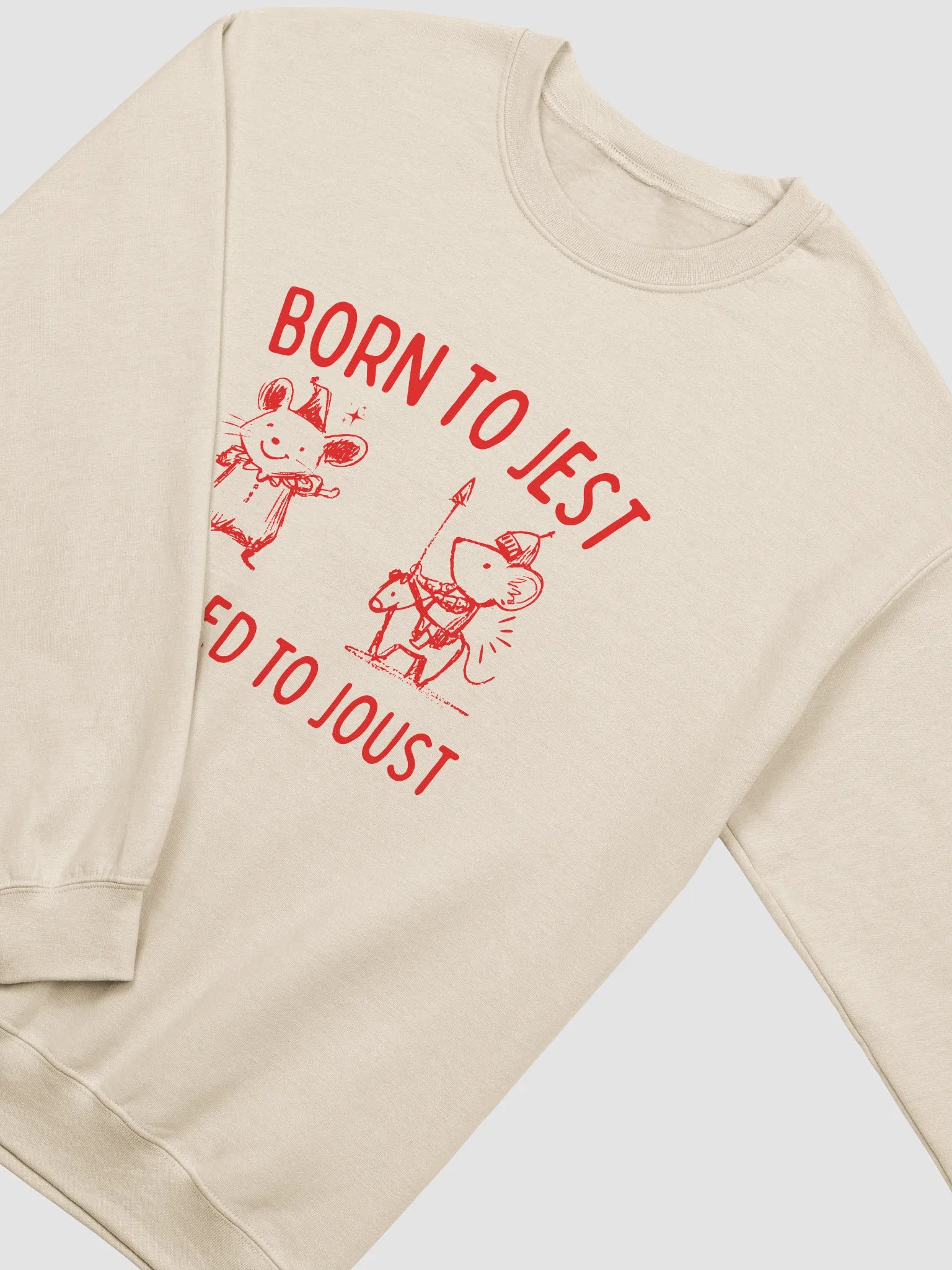 Born to jest forced to joust Crewneck product image (3)