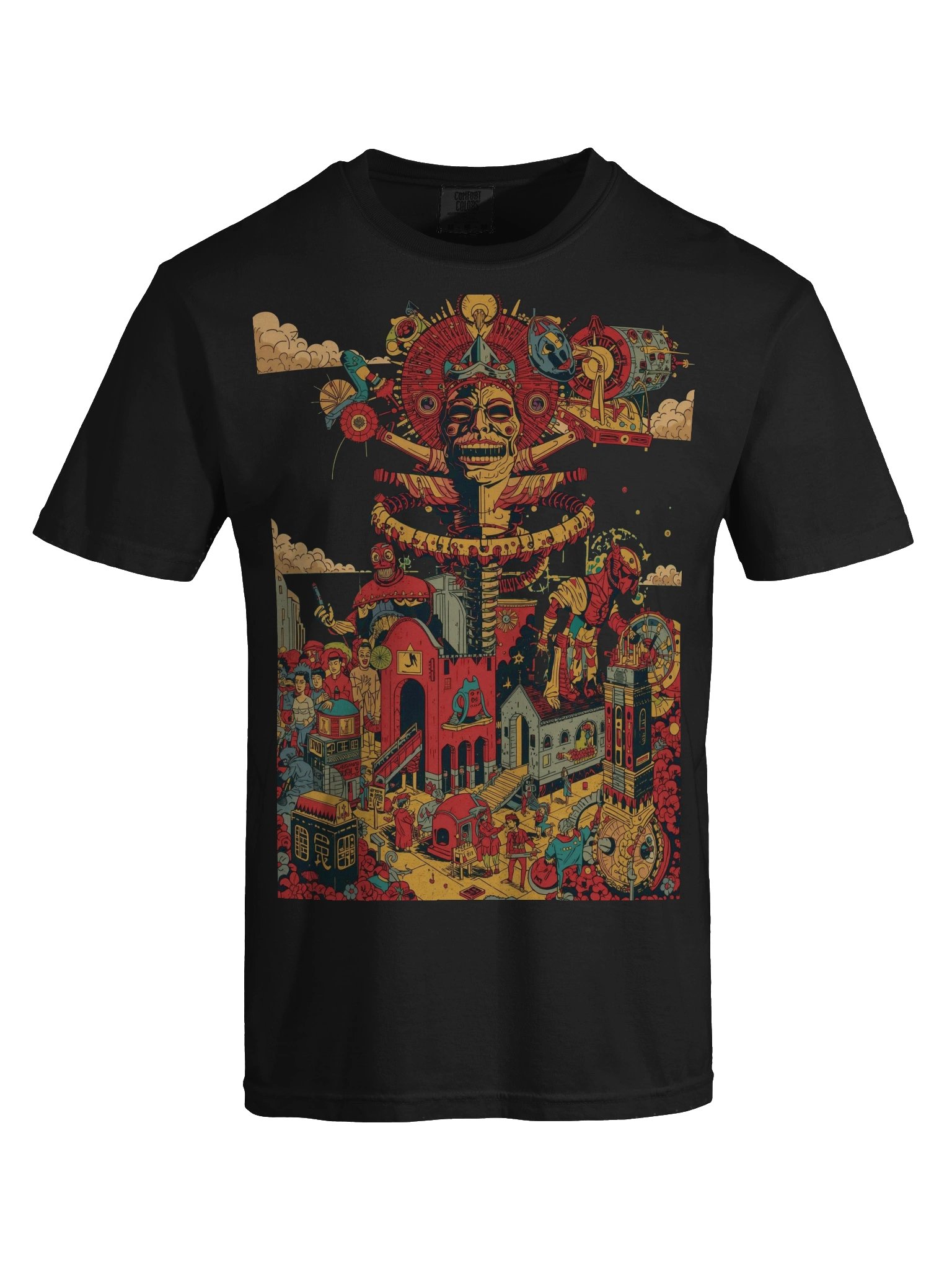 Mechanical Dreams Unleashed Heavyweight T-Shirt product image (2)