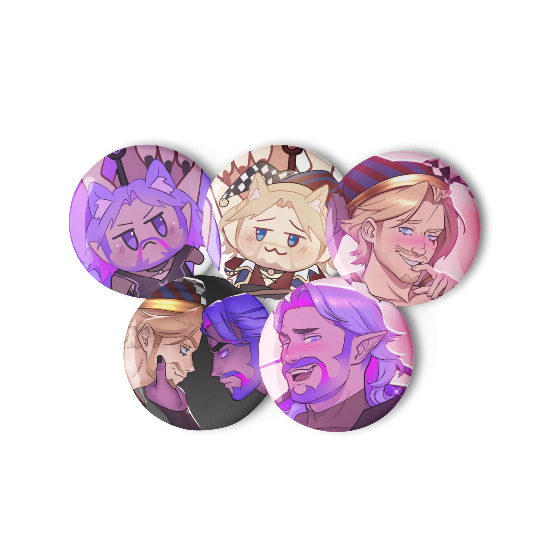 GREEDY BOYS PIN SET product image (1)