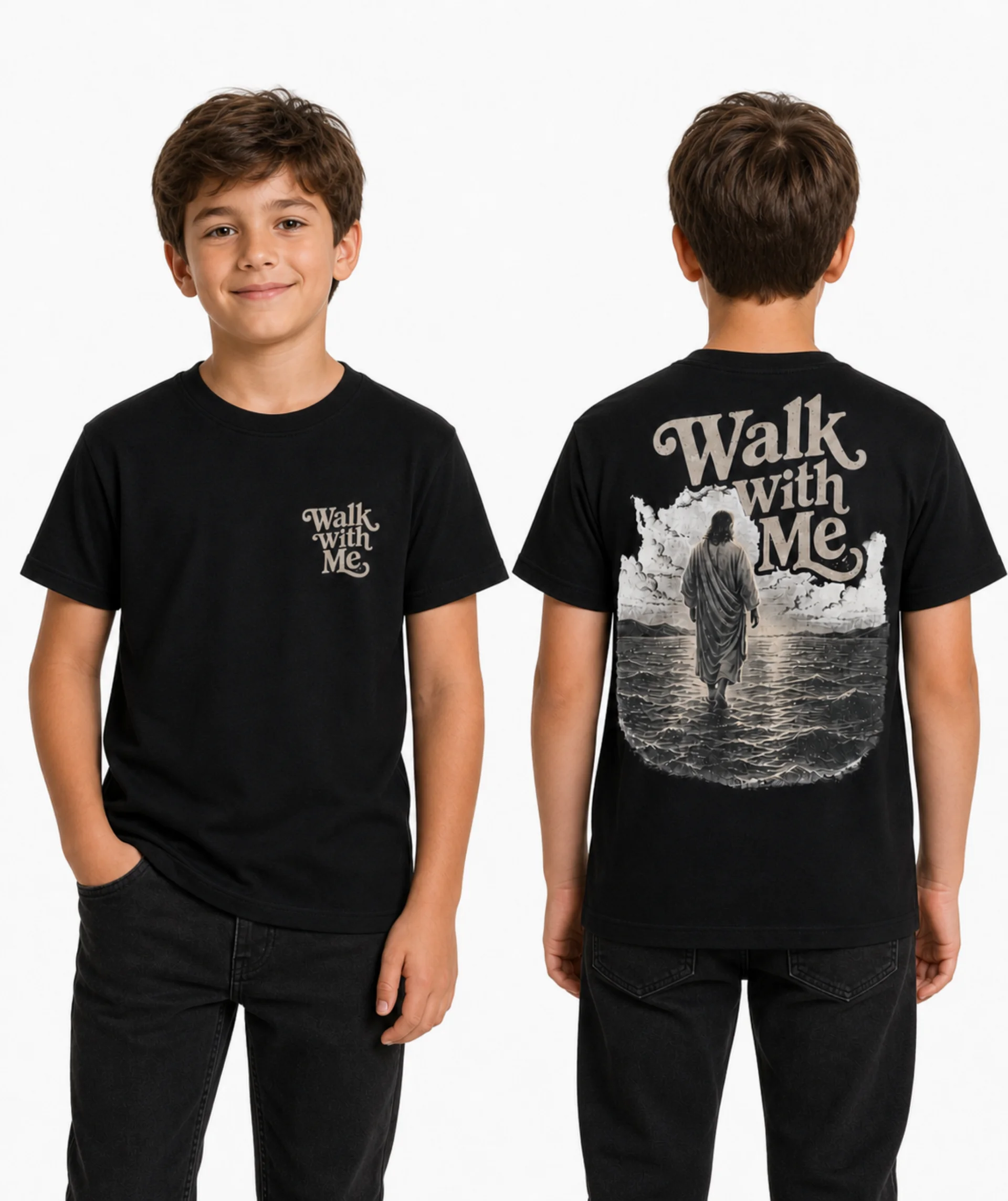 Walk With Me Youth T- Shirt product image (3)