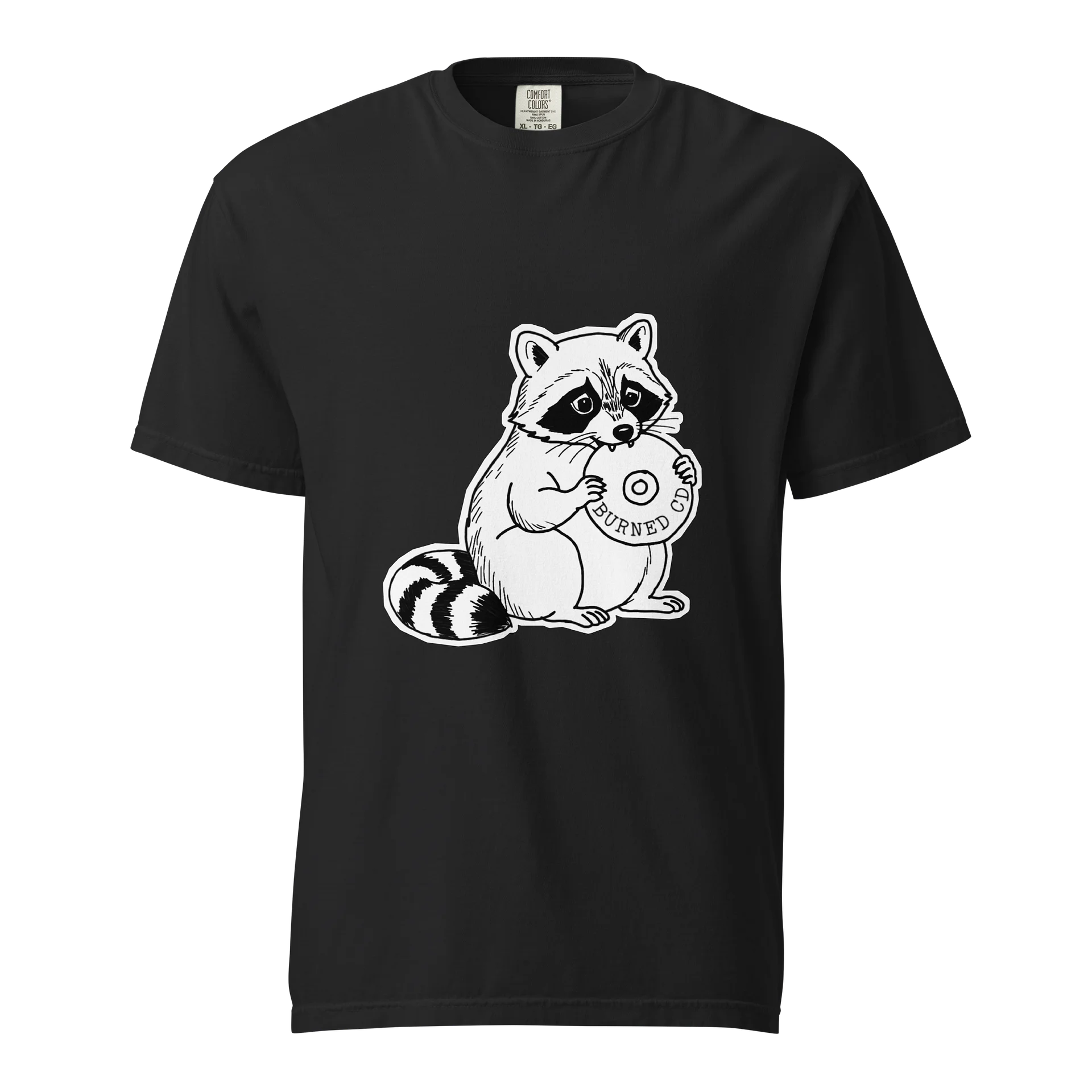 Burned CD "Racoon" Shirt product image (1)