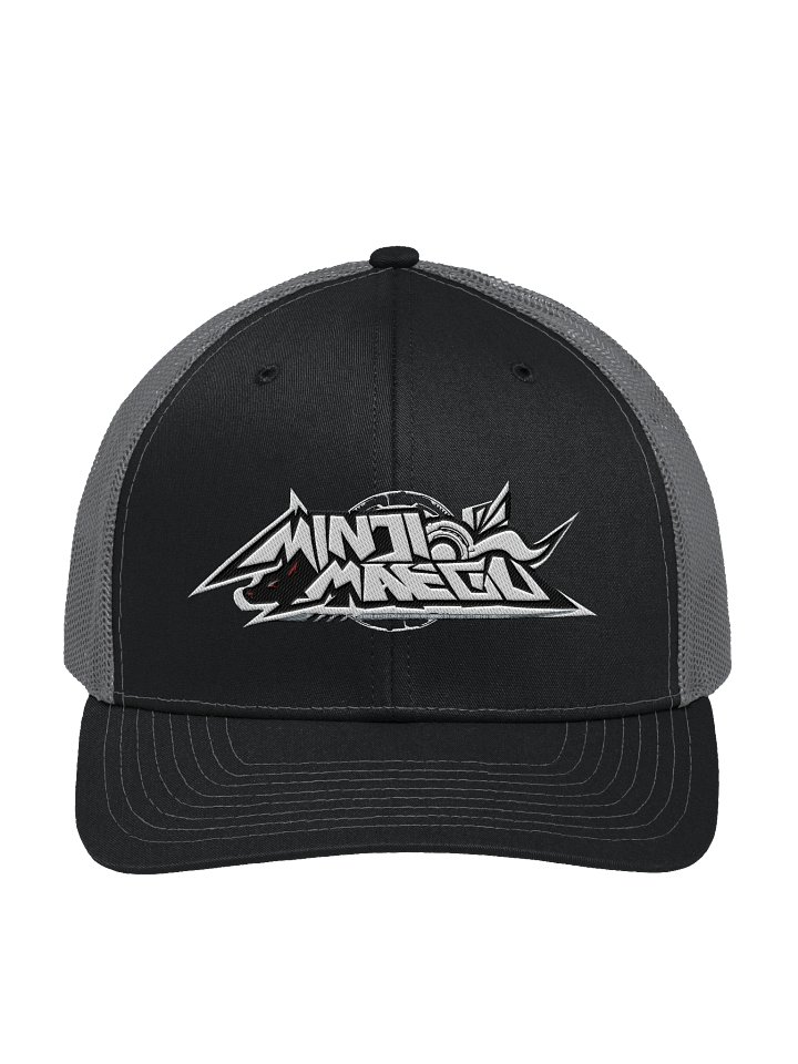 Minji logo trucker hat product image (1)