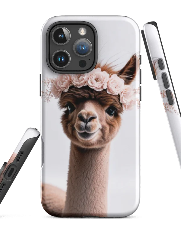 Floral Alpaca Tough Case for iPhone® product image (1)