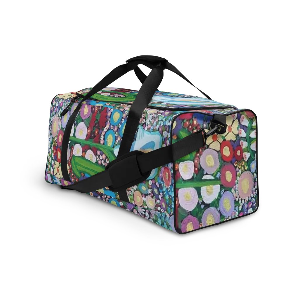 Whimsical flower Duffle Bag product image (10)