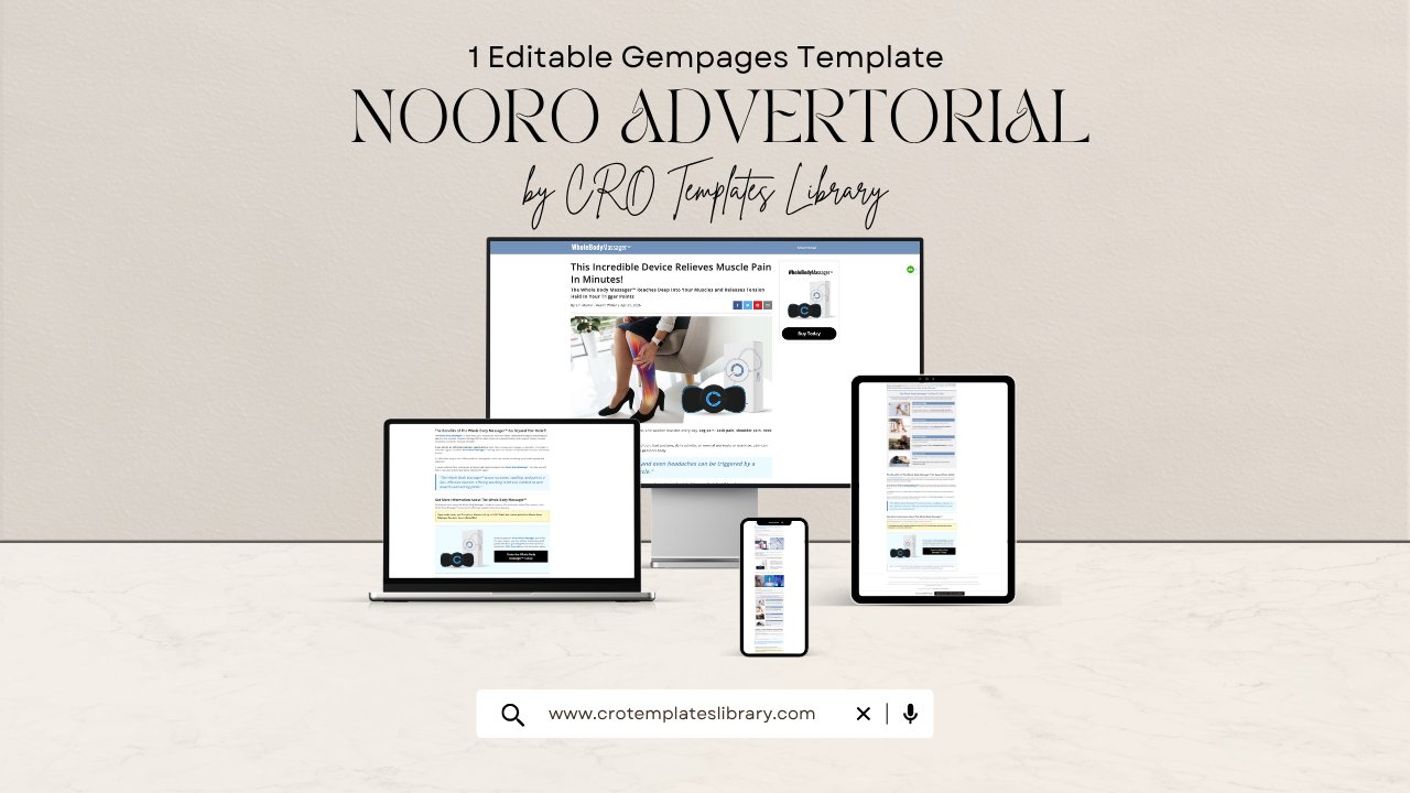 Nooro Shopify Advertorial Template product image (1)