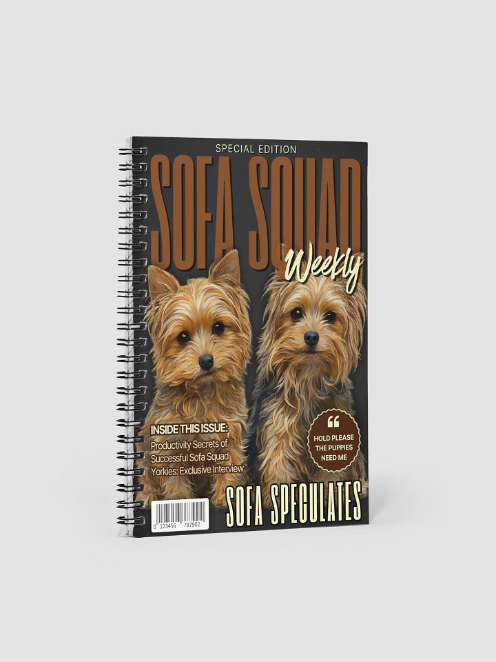 Sofa Squad Weekly Special Edition Spiral Notebook product image (1)