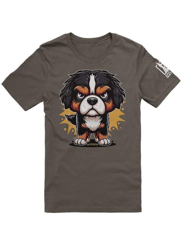 Bernese Mountain Dog Angry Pup - Premium Unisex T-shirt product image (2)