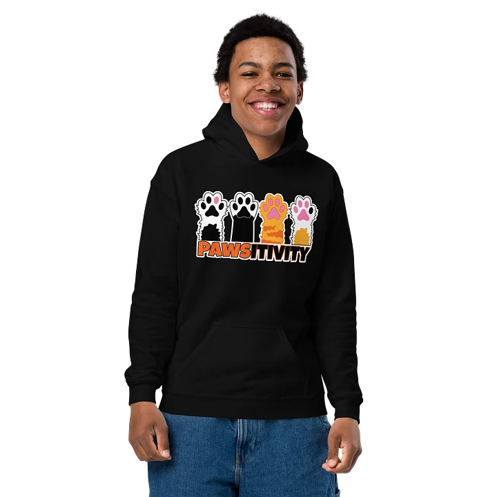 Pawsitivity Kids Hoodie | Sweat à capuche pour enfants product image (2)