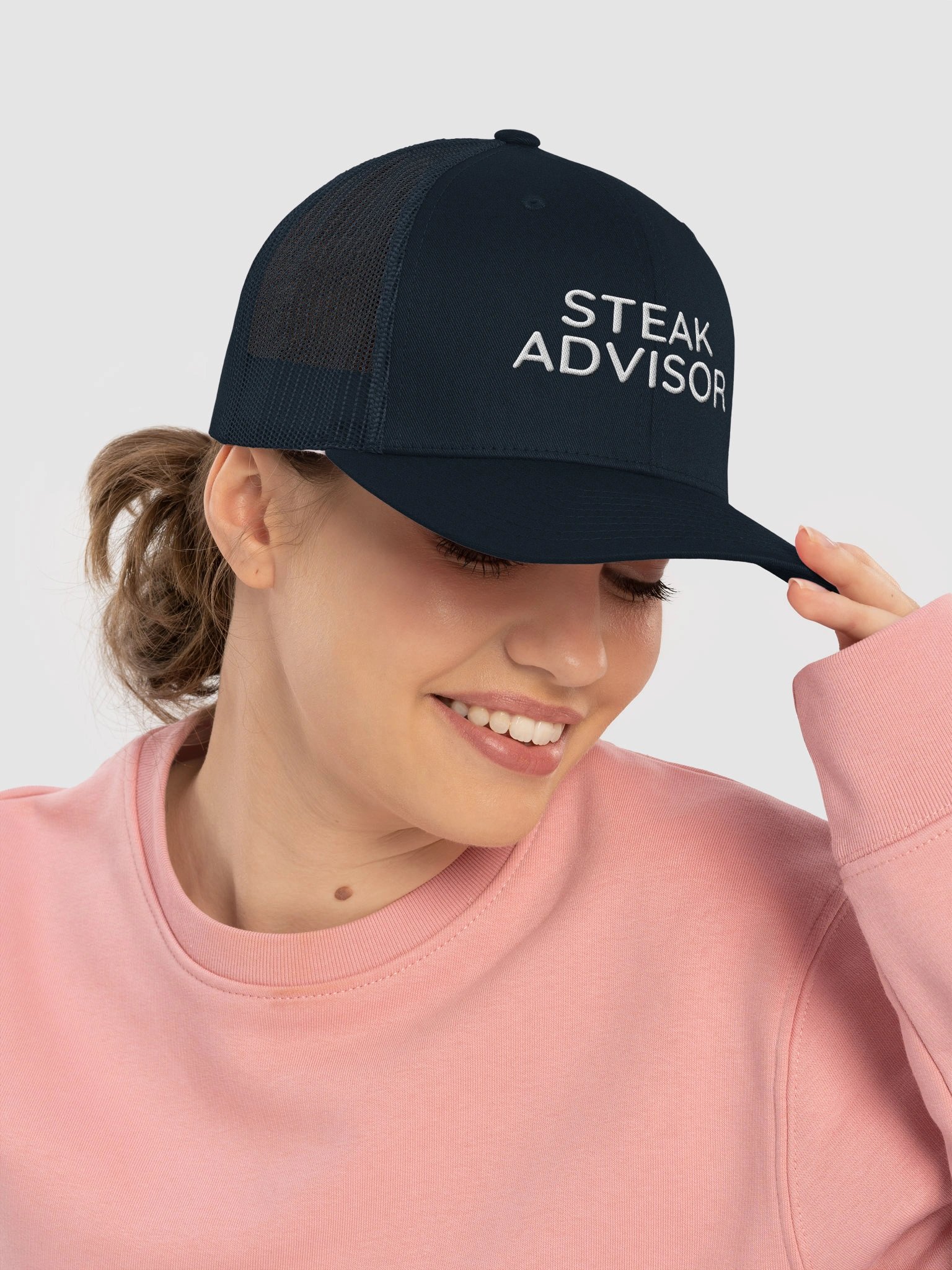Black "Steak Advisor" Trucker Cap product image (35)
