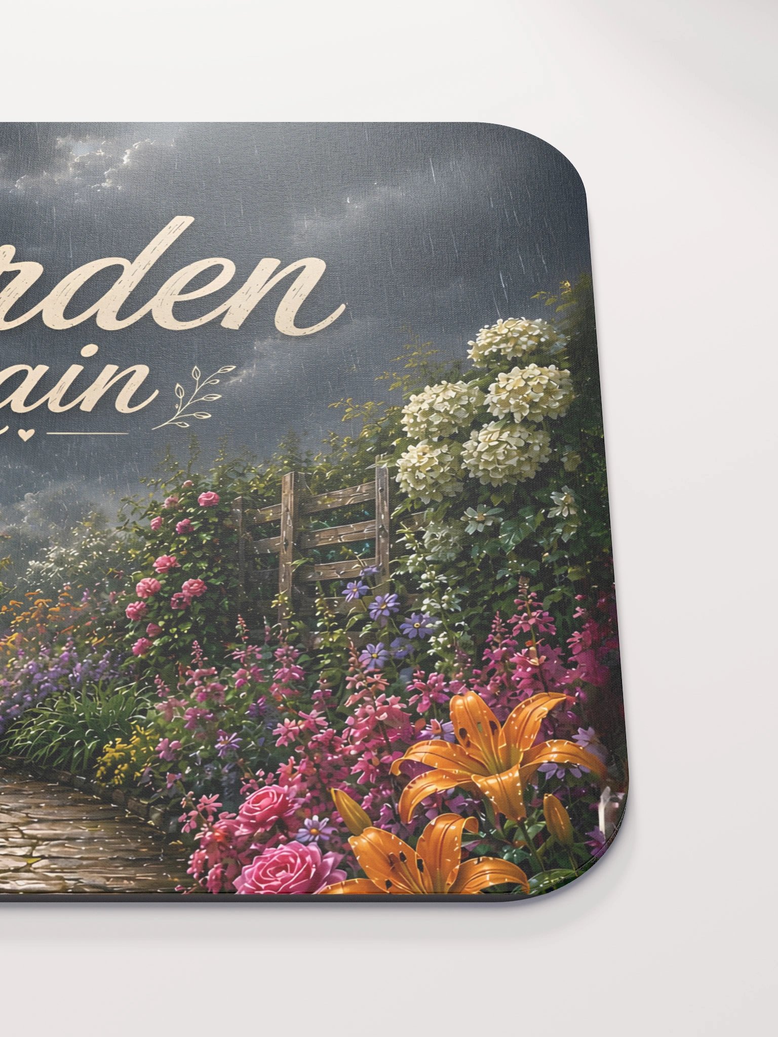 Garden Rain Mouse Pad product image (5)