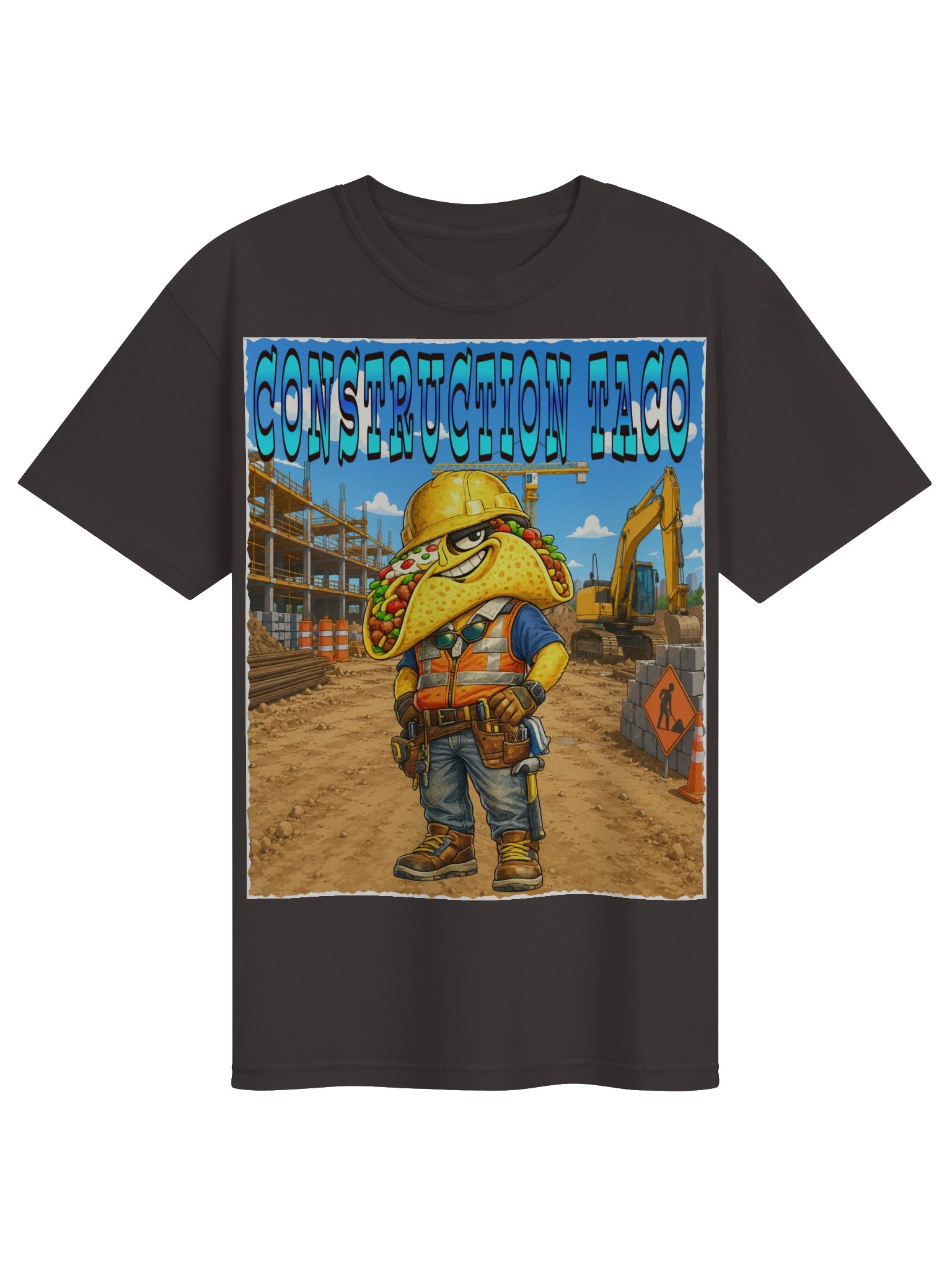 Construction Taco Heavyweight Tee The Taco family product image (41)