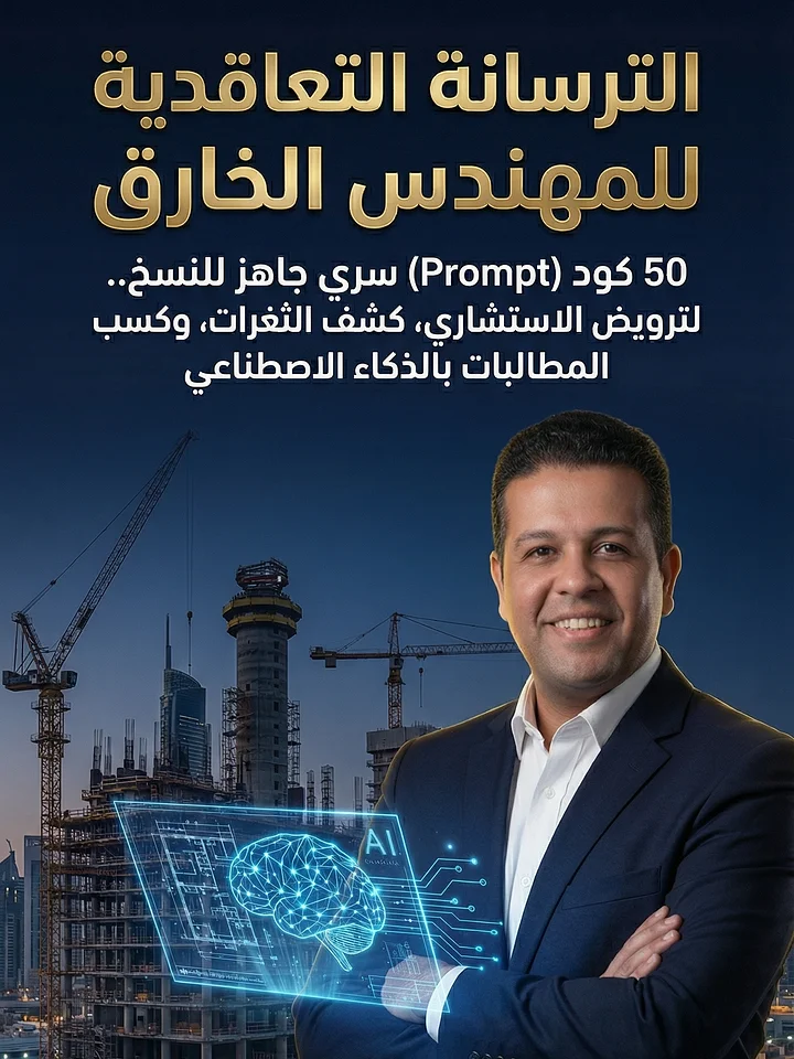 الترسانة التعاقدية للمهندس الخارق (50 كود ذكاء اصطناعي) product image (1)