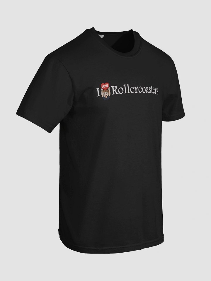 I Love Rollercoasters T-shirt - Zwart product image (2)
