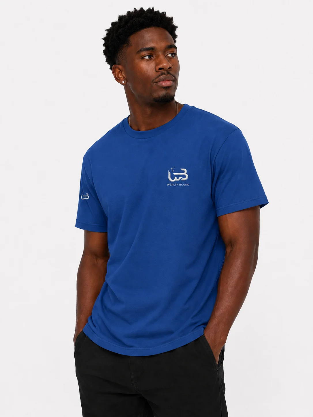 Wealth Bound Embroidered Supersoft T-Shirt product image (45)