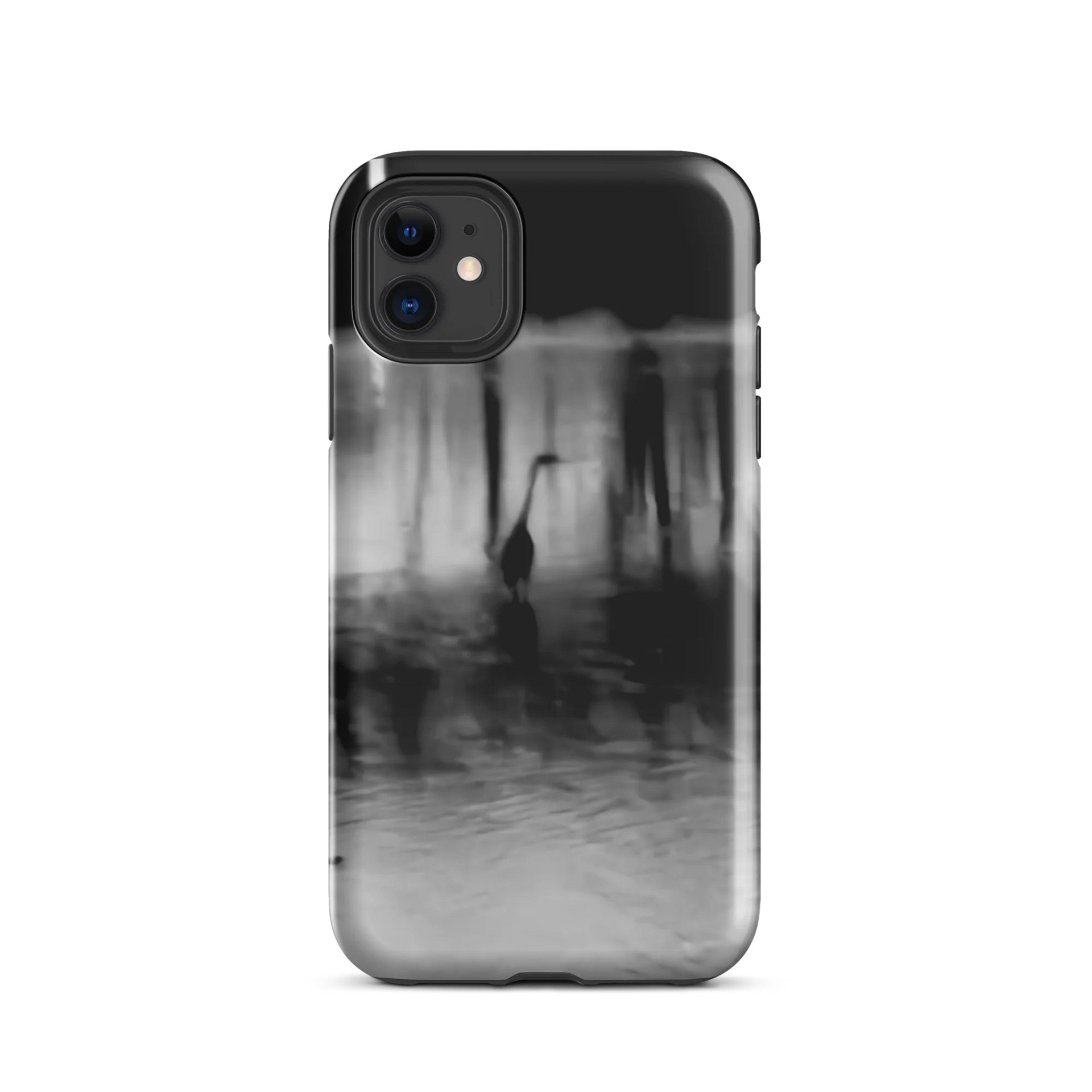 Blue Heron Black and White iPhone® Tough Case product image (28)