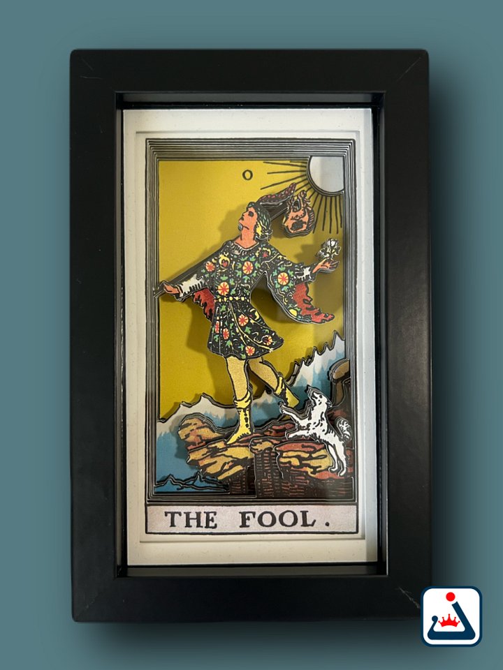 The Fool – 3D Tarot Shadow Box Art product image (1)