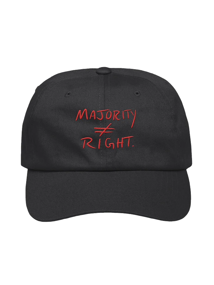 Majority ≠ Right dad hat product image (2)