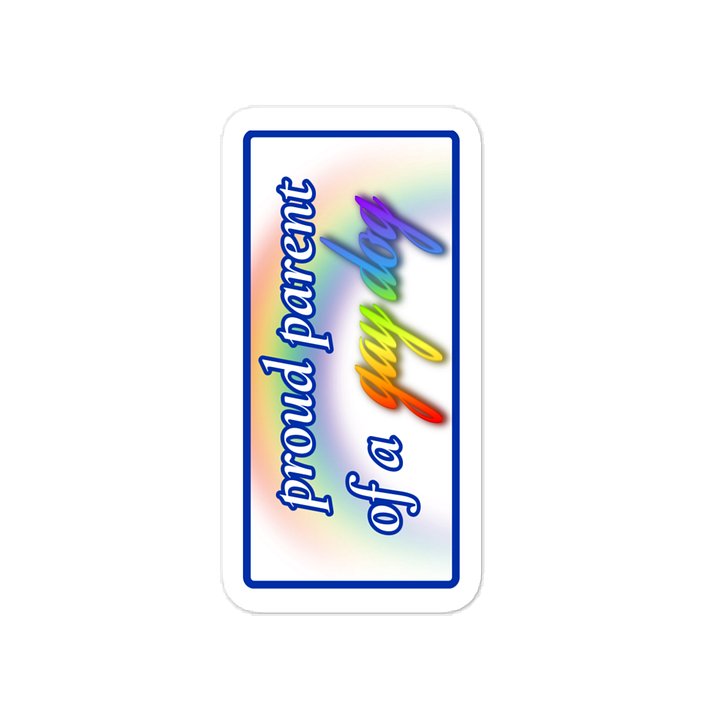Proud Parent of a Gay Dog Sticker product image (1)