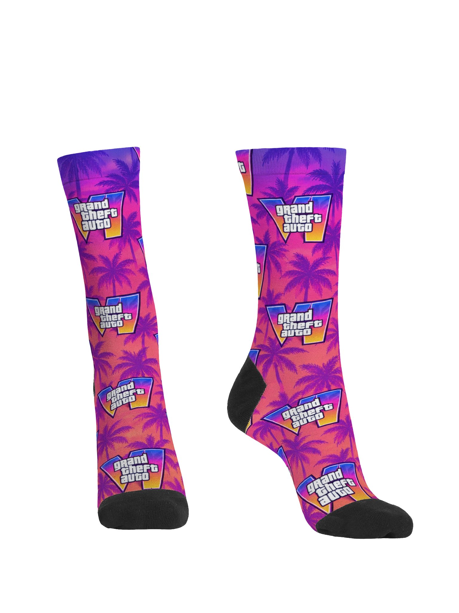 GTA VI Logo Socks - Premium Sustainable Crew Socks (Fan Design) product image (2)