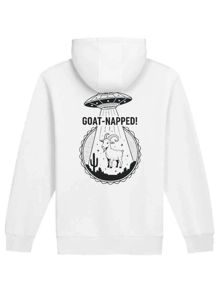 Goat-Napped Alien Abduction Zipper Hoodie - Light Colors product image (17)