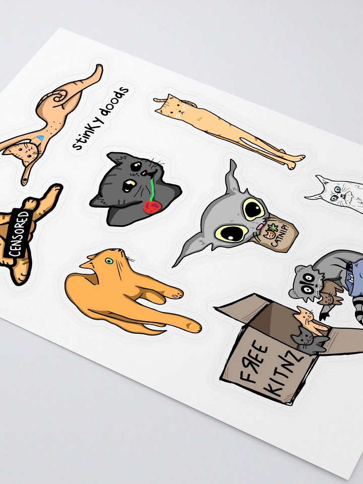 STINKY STICKER SHEET product image (2)