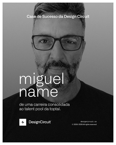 31 anos de experiência, quatro multinacionais e uma trajetória que continua evoluindo.

Miguel Name conquistou uma oportunida...