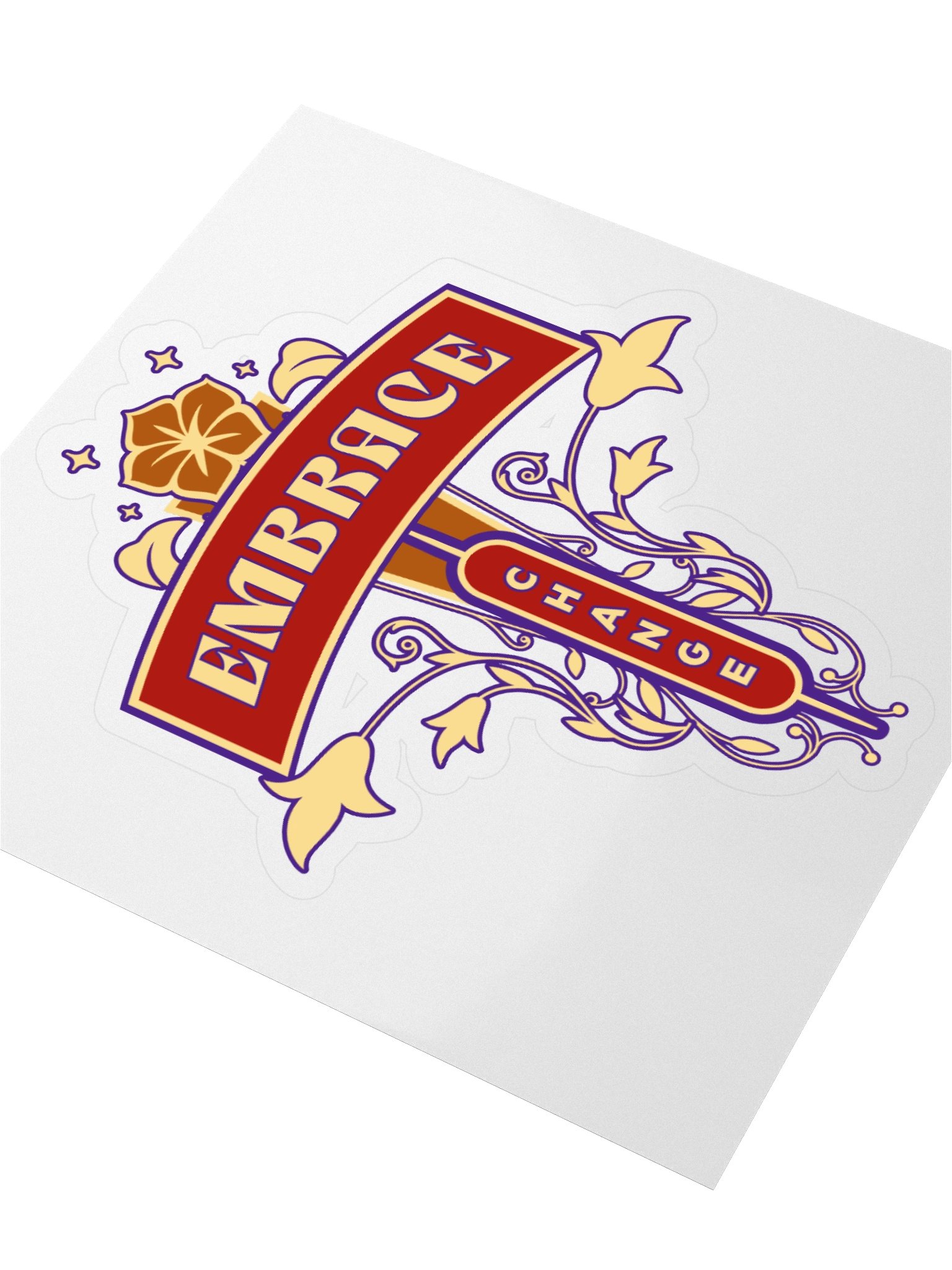 Embrace Change Kiss Cut Stickers product image (3)