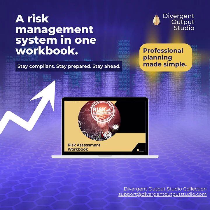 Risk Assessment Workbook: Comprehensive Guide for Businesses and Nonprofits product image (1)