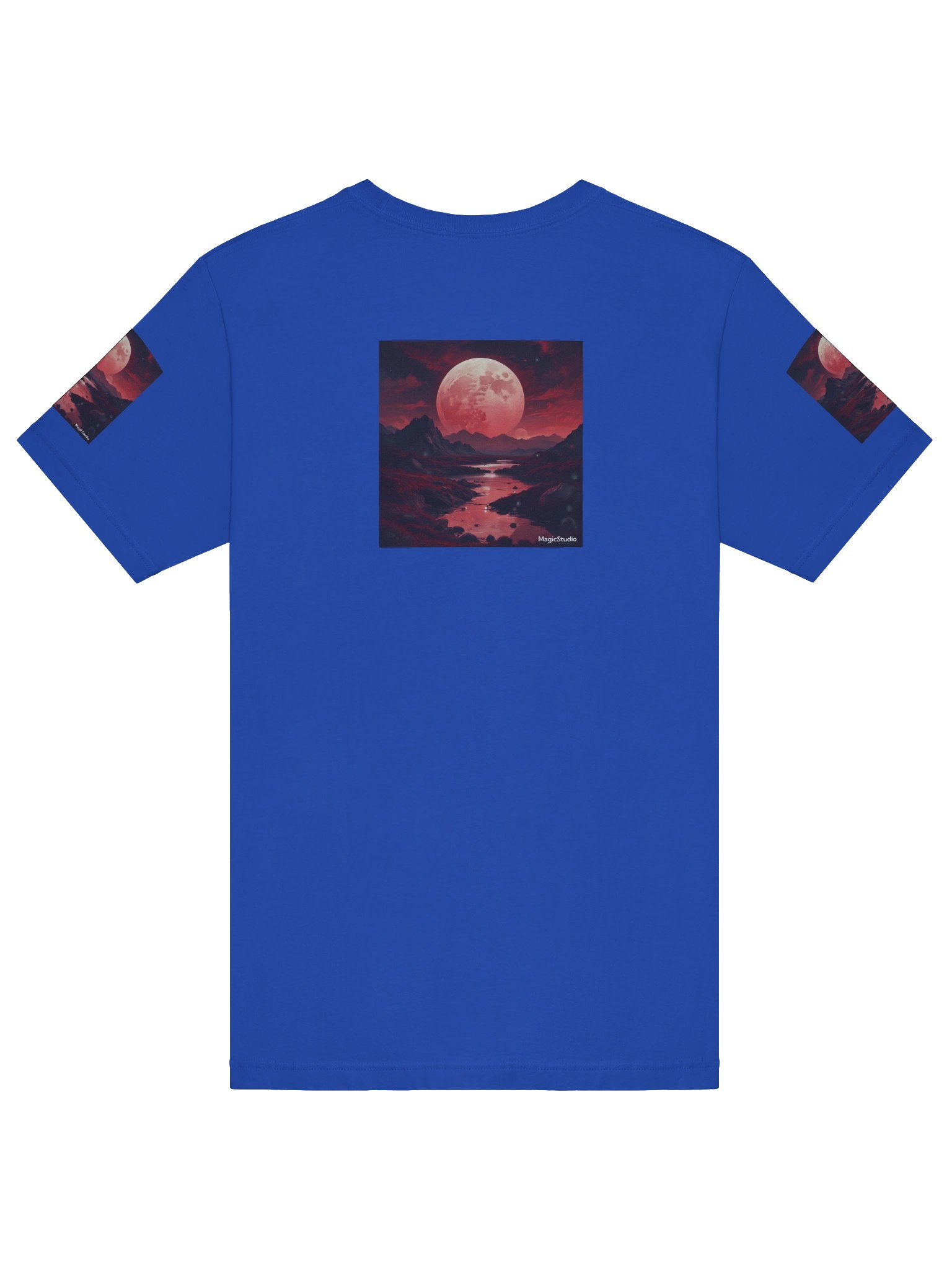 Lunar Reflections Red Moon T-Shirt product image (6)