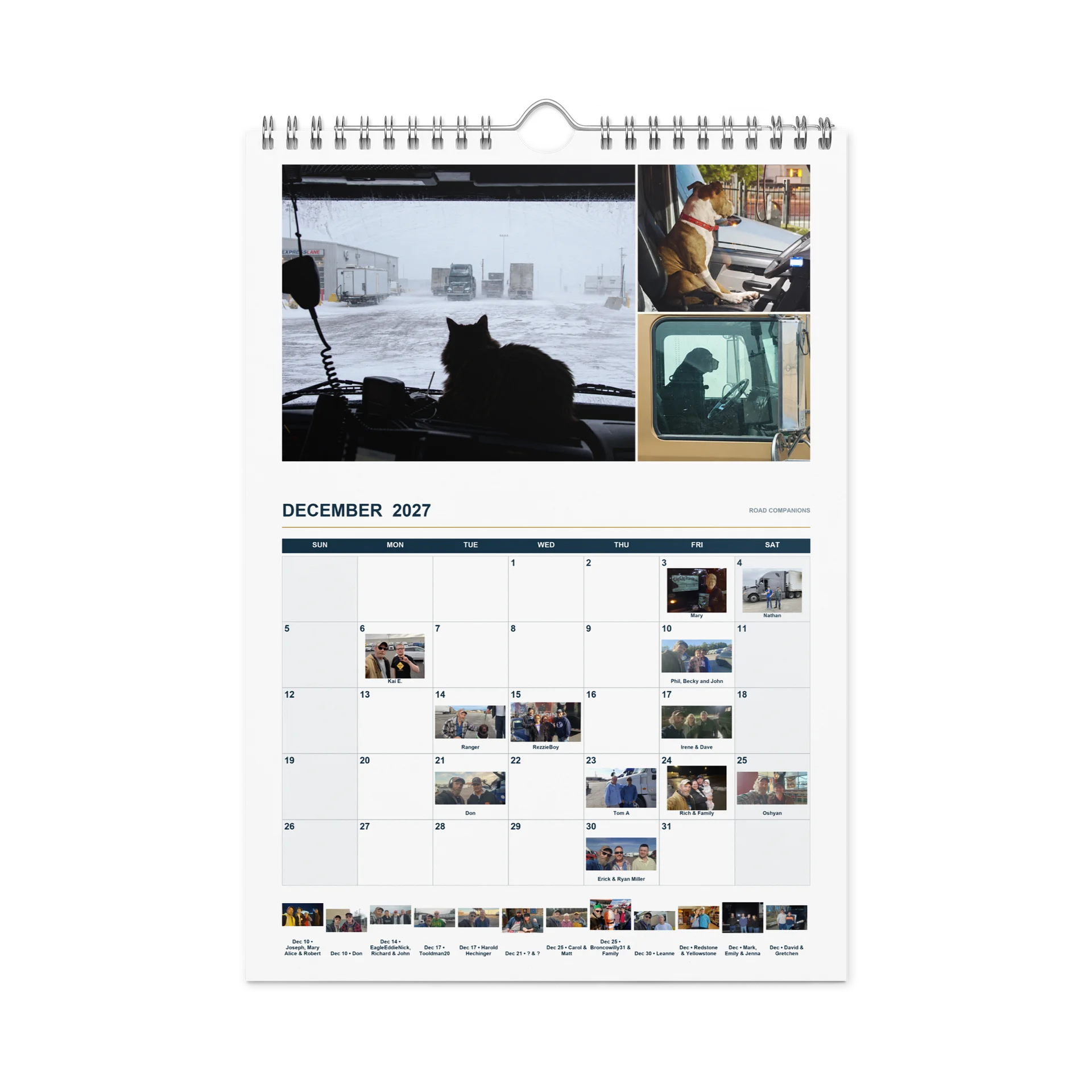 2027 BigRigTravels Special Road Crew Calendar — Trucking Edition product image (10)