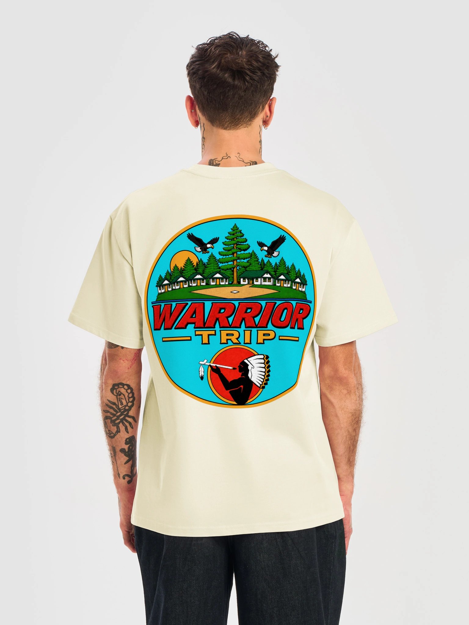 Warrior VIII Heavy Tee (Ivory) product image (2)