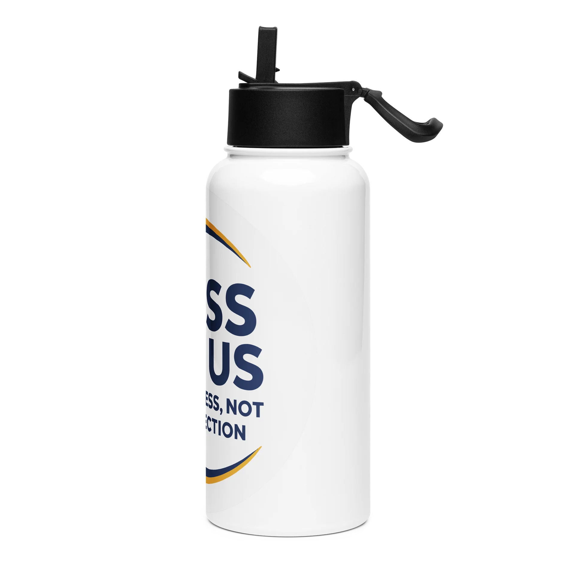 LESS OF US — Progress Not Perfection 32oz Straw Bottle product image (3)